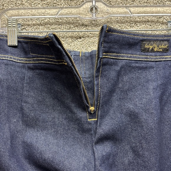 Vintage Y2K Baby Phat 13 34x32 Jeans Flare LaceUp Gold Chain ZipUp USA Made RARE - Picture 13 of 16